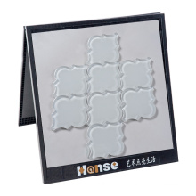 120X100 Types Clear Glass Mosaic Arabesque Lantern Tile Backsplash